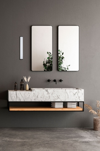 TIDE 300 Черный настенный светильник от интернет-магазина IDODOM.RU