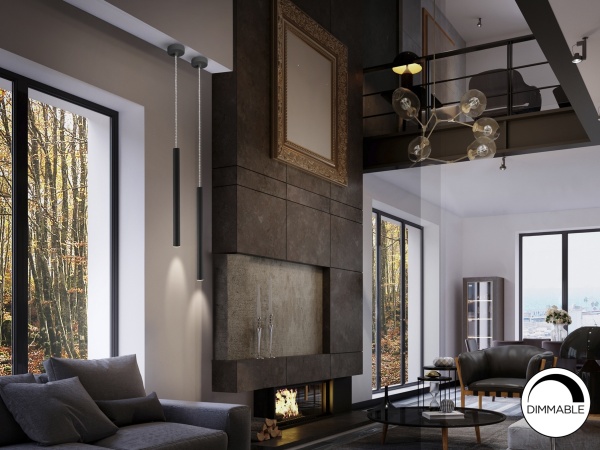 Подвесной светильник Varas 1L черный от интернет-магазина IDODOM.RU