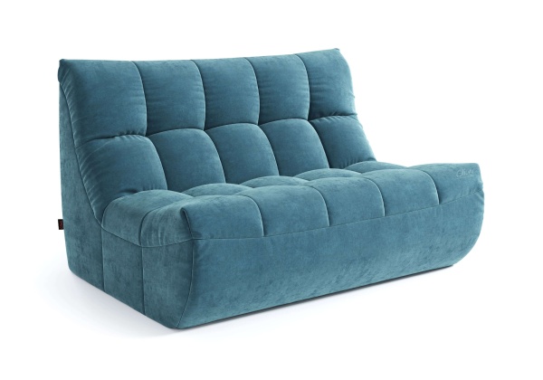 Диван ДеИтали™️ прямой 2-х местный - Эконом микровелюр