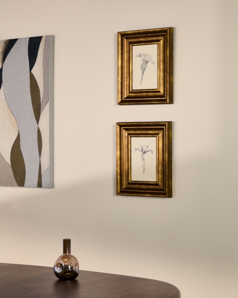 Картина Yalira с ботанической иллюстрацией 32,8 x 70 см от интернет-магазина IDODOM.RU