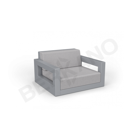 Кресло Quarter lounge с подушками Graphite, Gray