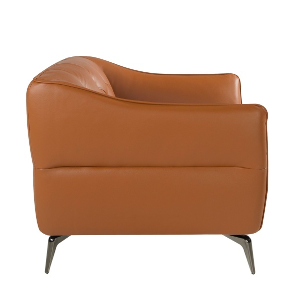 Кресло 5098/KF150-1P с кожаной обивкой капитоне от интернет-магазина IDODOM.RU