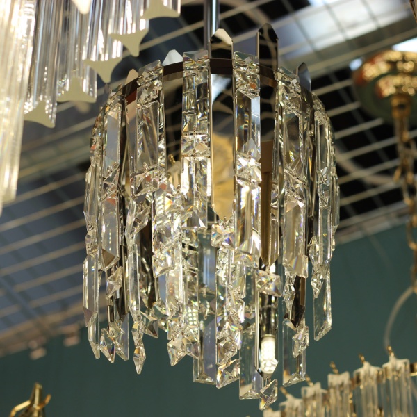 Подвесной светильник Cloyd ALCATRAZ-A P3 / Ø23 см - хром (арт.10601) от интернет-магазина IDODOM.RU