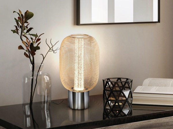 Настольная лампа Micron хром / золотой от интернет-магазина IDODOM.RU