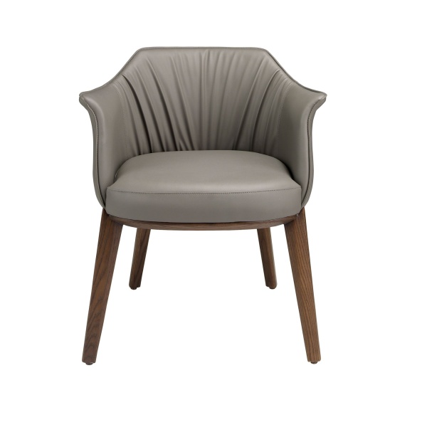 Стул 5152 из серой экокожи от интернет-магазина IDODOM.RU