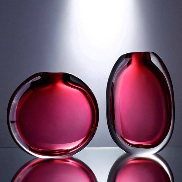 Ваза Cloyd MAZZORBO Vase / выс. 37 см - красн. стекло (арт.50044) от интернет-магазина IDODOM.RU