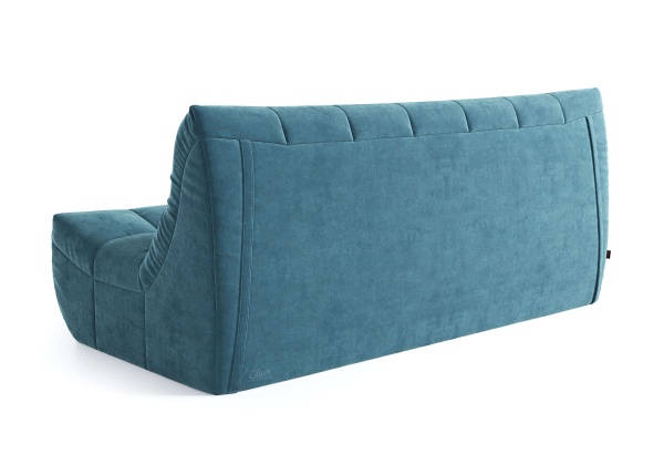 Диван ДеИтали™️ прямой 3-х местный - Эконом микровелюр