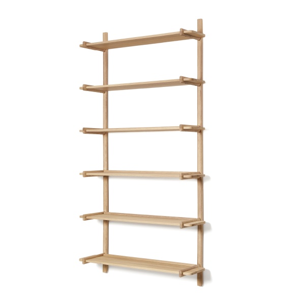 Sitra Модульная полка 6 полок из массива дуба с натуральной отделкой от интернет-магазина IDODOM.RU