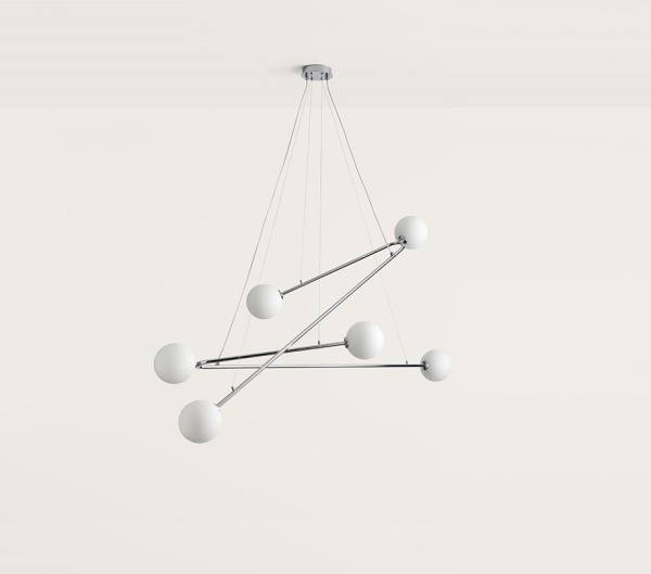 Люстра Endo 6L хром от интернет-магазина IDODOM.RU