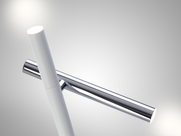 Настольная лампа Varas 2L хром/белый от интернет-магазина IDODOM.RU