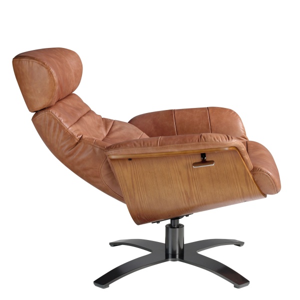 Поворотное кресло A928-M2831 /5083 с кожаной обивкой от интернет-магазина IDODOM.RU