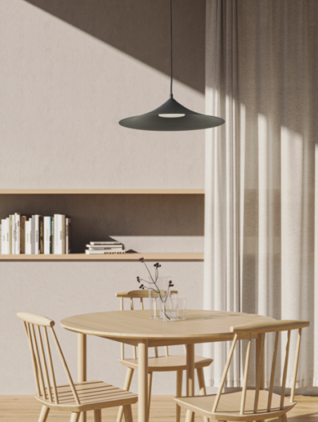 Подвесной светильник Hat C1291/S черный металл от интернет-магазина IDODOM.RU