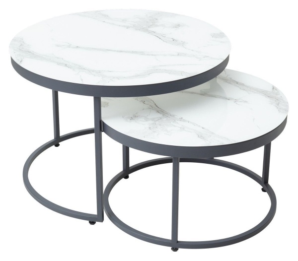 Журнальный стол Edwin стекло светлый от интернет-магазина IDODOM.RU