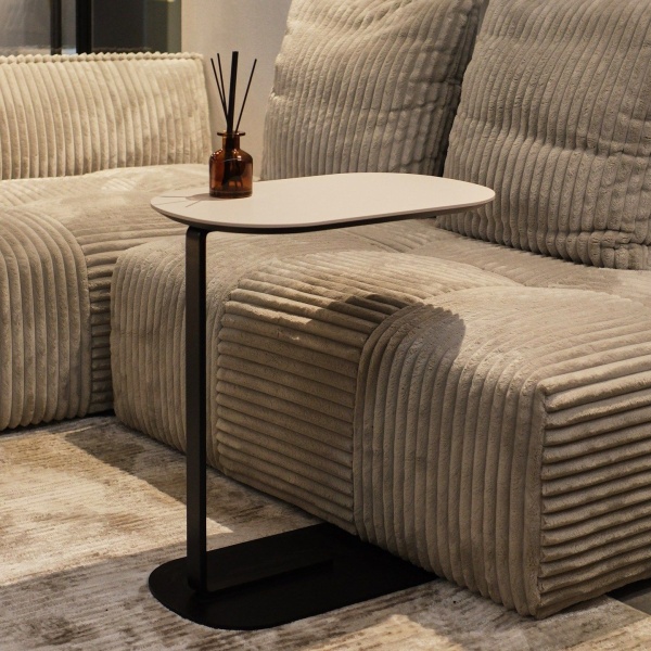 Журнальный столик приставной Side пластик светло-серый от интернет-магазина IDODOM.RU