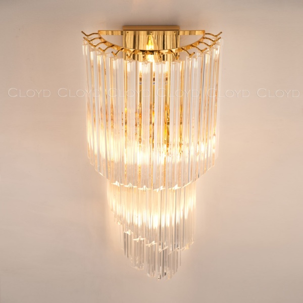 Бра Cloyd EVOLUTE-A W4 / выс. 60 см - золото (арт.20104) от интернет-магазина IDODOM.RU