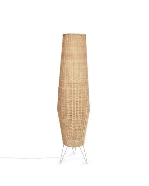 Kamaria большая настольная лампа из ротанга с натуральной отделкой от интернет-магазина IDODOM.RU