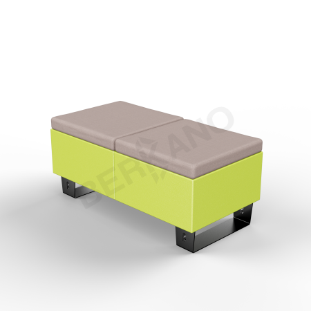 Скамейка Brick 120 Spring Green, Cappuccino