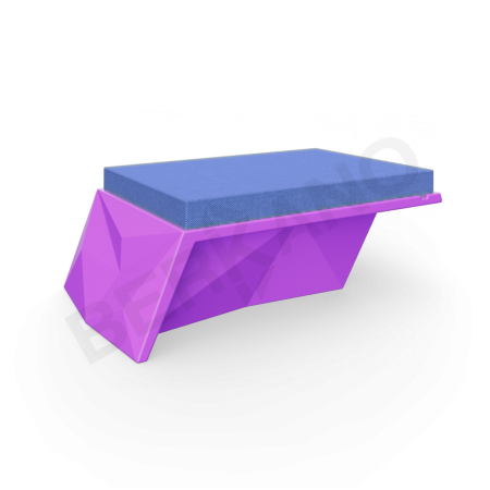 Угловой модуль Quaro с подушками Deep Violet, Navy
