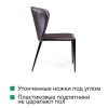 Стул Альберт, кожа коричневый от интернет-магазина IDODOM.RU