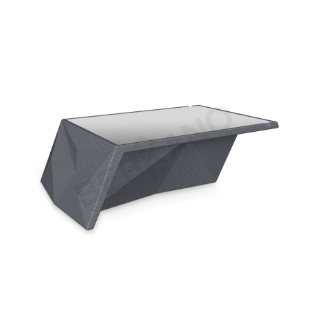 Стол Quaro со стеклом Black Granite