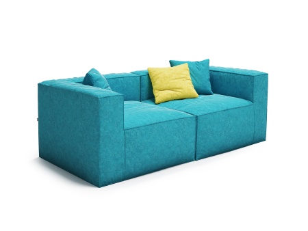 Диван Фри ДФ001 прямой двухместный - Оксфорд искусственная замша