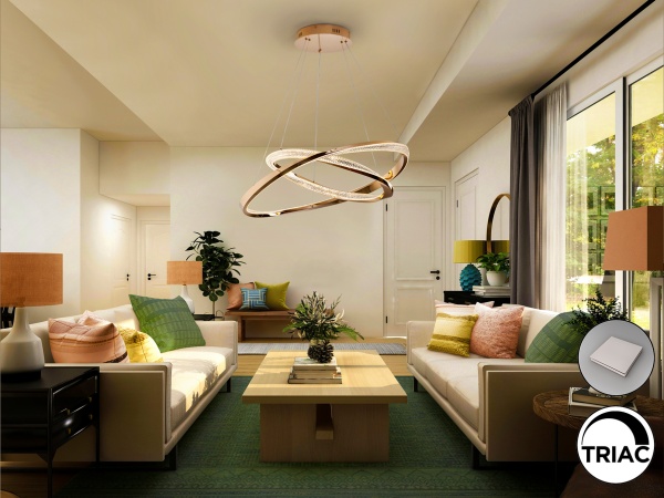 Люстра Orbitas 2L золотая от интернет-магазина IDODOM.RU