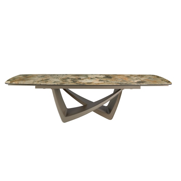 Раздвижной обеденный стол со столешницей из мраморной керамики 1152 от интернет-магазина IDODOM.RU