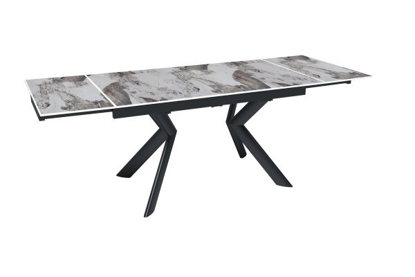 Стол раскладной Bridge (120+30+30), керамика глянцевая Pandora от интернет-магазина IDODOM.RU