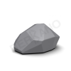 Светильник Polystone 45 графитового цвета
