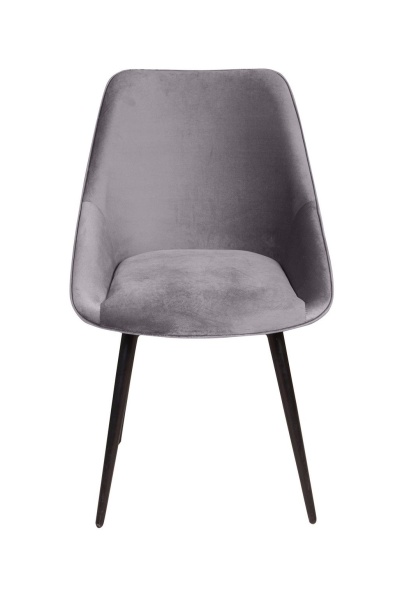 Стул Neo ромб, поворотный на 90 градусов, функция возврата, антишум, бархат серый 27/опора конус от интернет-магазина IDODOM.RU