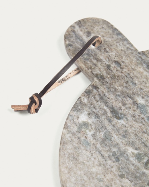 Большая круглая сервировочная доска Xamila из разноцветного мрамора от интернет-магазина IDODOM.RU