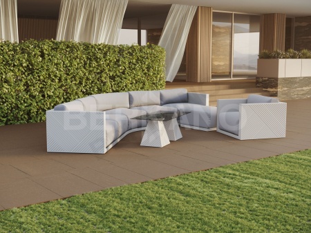 Стол Fame со стеклом Snow White от интернет-магазина IDODOM.RU