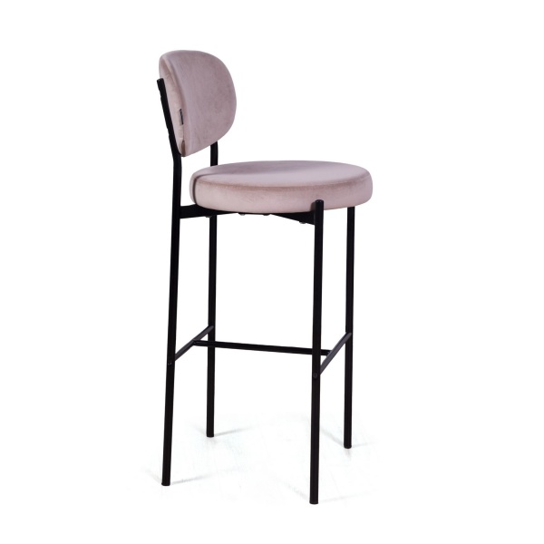 Стул барный Mason, бархат пепельно-бежевый 25 от интернет-магазина IDODOM.RU