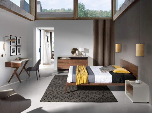 Кровать 7178/CP1506-B-160 из ореха от интернет-магазина IDODOM.RU