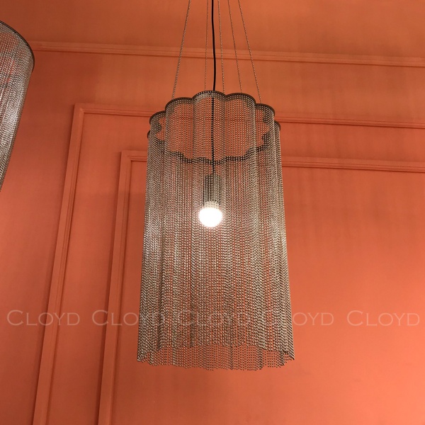 Подвесной светильник Cloyd ONASSIS P1 / Ø30 см - никель сатин (арт.11474) от интернет-магазина IDODOM.RU