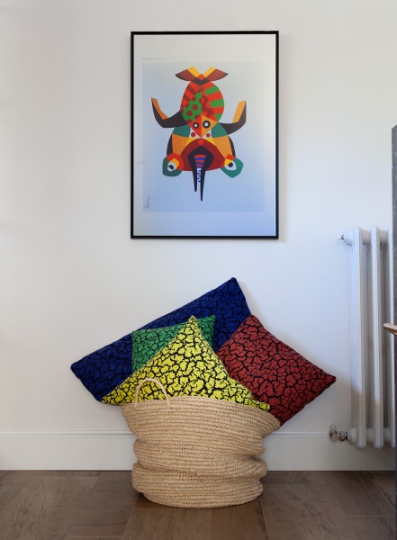 Подушка Rift Blue 30*30 от интернет-магазина IDODOM.RU