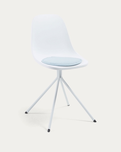 Подушка Stick круглая светло-голубая от интернет-магазина IDODOM.RU