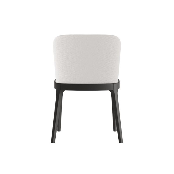 Стул Magda без стежек, массив бук, рогожка белый от интернет-магазина IDODOM.RU