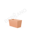 Кашпо Trapezio 42H Terracotta