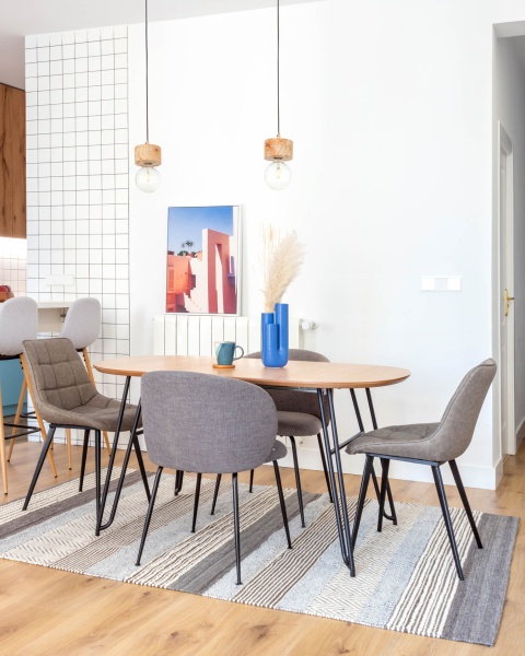 Стол Novaks 140 (220) х90 черный, шпон натуральный от интернет-магазина IDODOM.RU