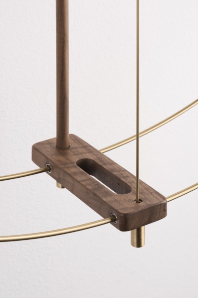 Настенные часы Barcelona Premium Walnut/ brass от интернет-магазина IDODOM.RU