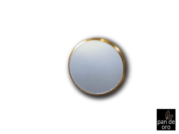 Зеркало круглое Aries 44Ø золото от интернет-магазина IDODOM.RU