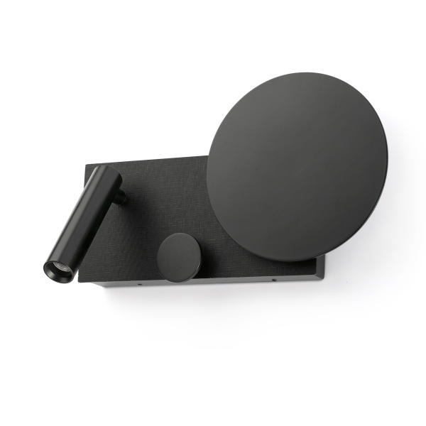 KLEE Бра с ридером справа LED10W черное 3W 2700K DIM от интернет-магазина IDODOM.RU