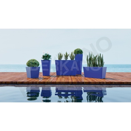 Кашпо Trapezio 70V DB Snow White Light от интернет-магазина IDODOM.RU