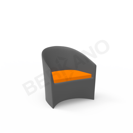 Кресло Oasis Coal Black, Orange