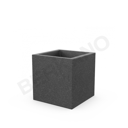 Кашпо Quarter 50 Black Granite