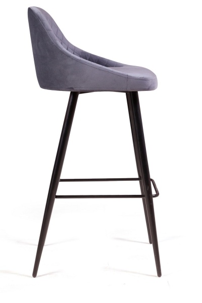 Стул барный Douglas ромб, бархат светло-серый 26 от интернет-магазина IDODOM.RU