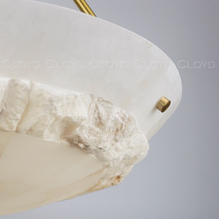 Люстра Cloyd TELEMACH C6 / Ø60 см - алебастр - латунь (арт.12347) от интернет-магазина IDODOM.RU