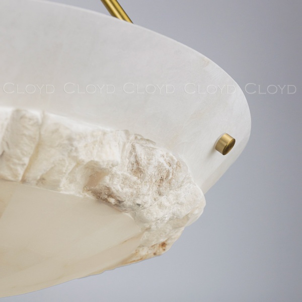 Люстра Cloyd TELEMACH C6 / Ø60 см - алебастр - латунь (арт.12347) от интернет-магазина IDODOM.RU