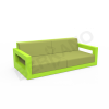 Диван Quarter lounge с подушками зеленого цвета, аксессуар зеленого цвета